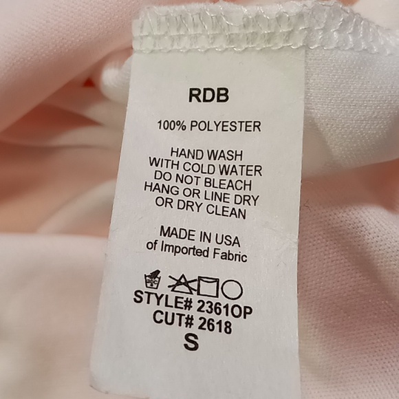 Palms Away Rainbow On/Off Shoulder Cropped Top Size Small - Picture 8 of 12